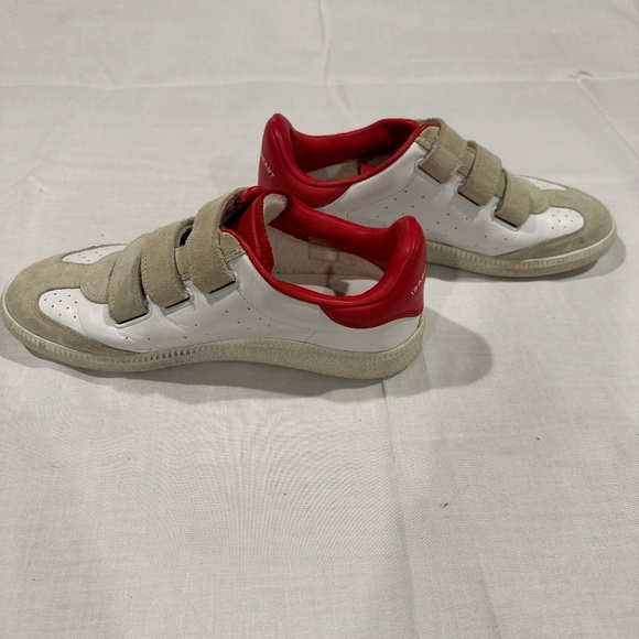 Isabel Marant Low Top Leather & Suede Sneakers - Picture 7 of 7